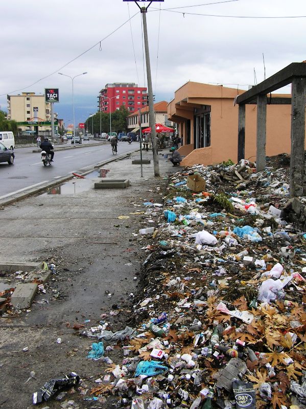 Albania śmieci